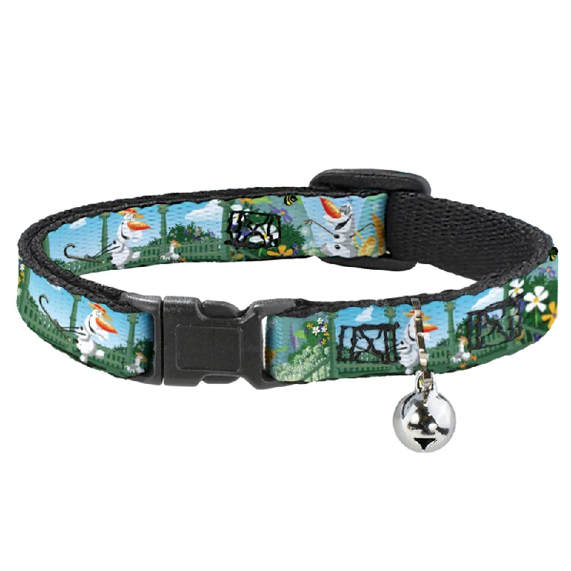 Cat Collar Breakaway - Olaf Garden Scenes