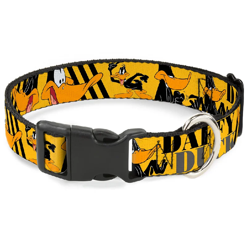 Plastic Clip Collar - DAFFY DUCK w/Poses Yellow/Black