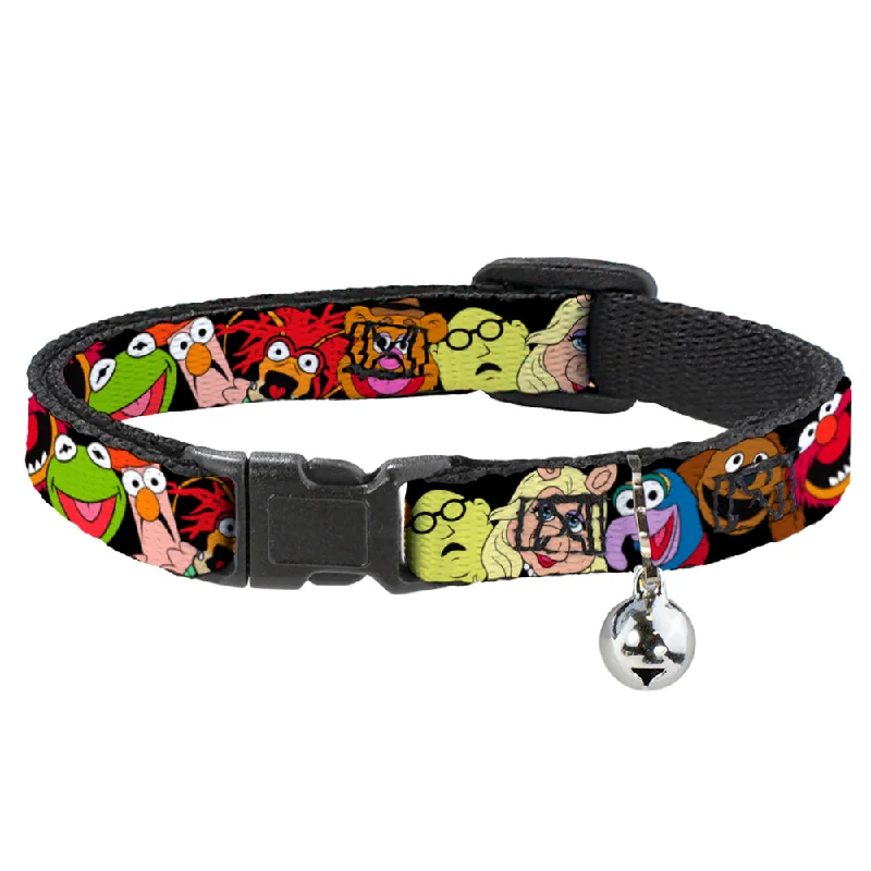 Cat Collar Breakaway - Muppets Faces Black