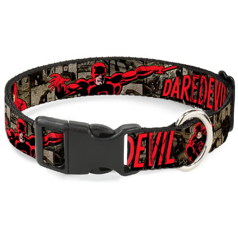 Plastic Clip Collar - DAREDEVIL Action Poses/Comic Panels Grays/Red