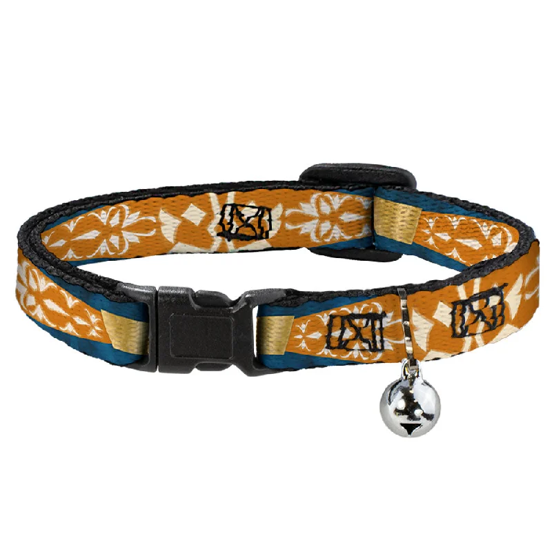 Cat Collar Breakaway - Star Wars Clone Wars Ahsoka Tano Bounding Elements Blues Orange