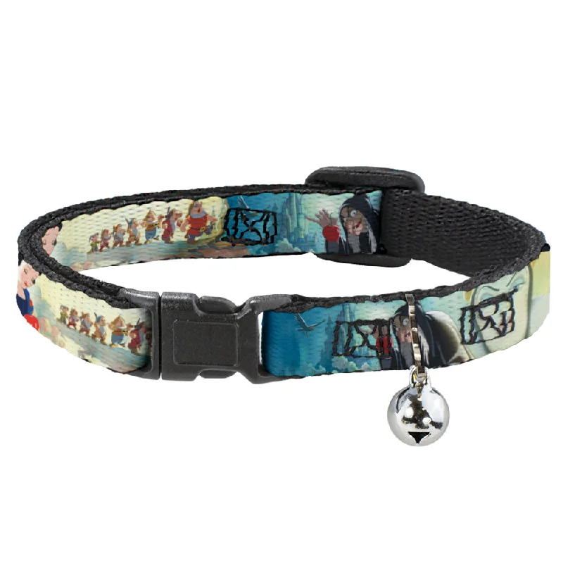 Cat Collar Breakaway - Snow White Dwarves Old Witch Evil Queen Scenes