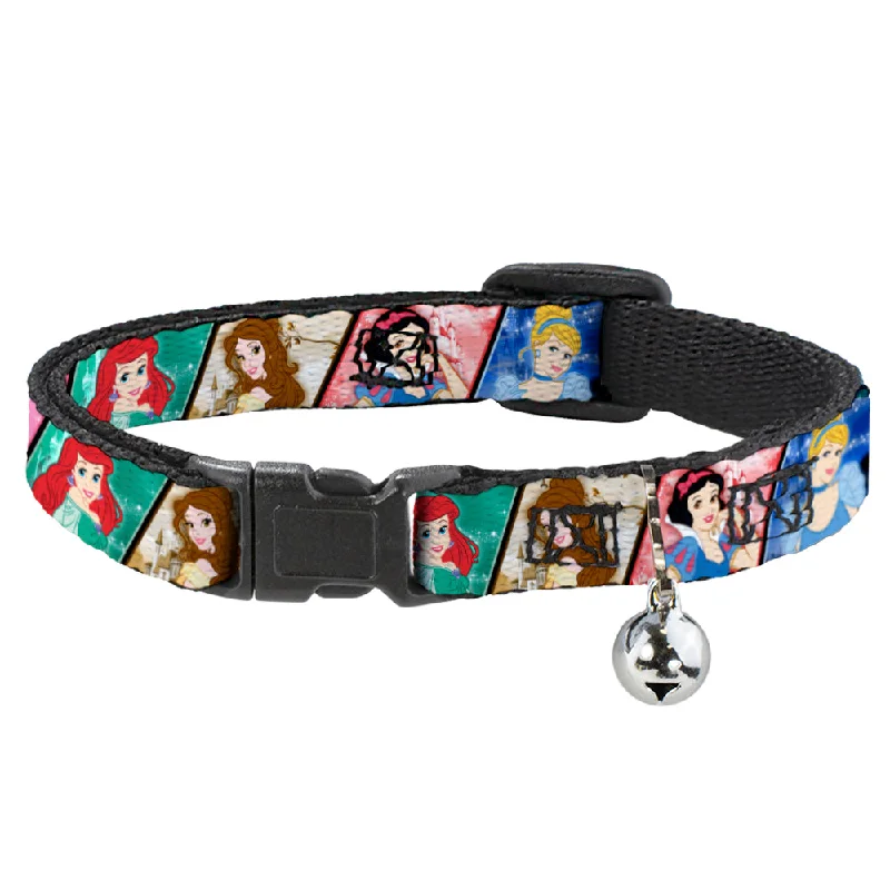 Cat Collar Breakaway - Disney Princess Poses Castle Blocks