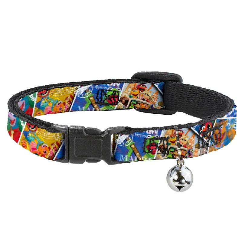 Cat Collar Breakaway - Muppets Postage Stamps Stacked