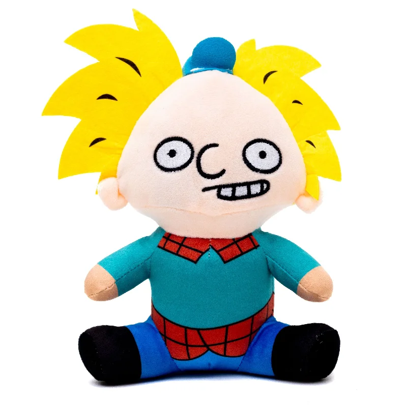 Dog Toy Squeaker Plush - Hey Arnold! Arnold Full Body Sitting Pose