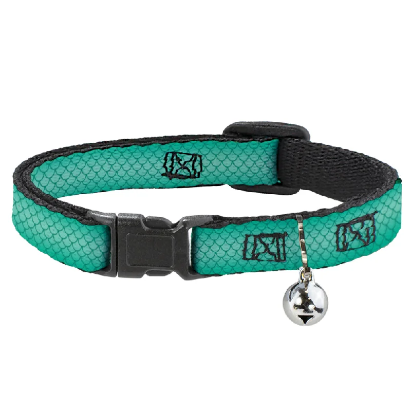 Cat Collar Breakaway - Ariel's Scales Turquoise Blues