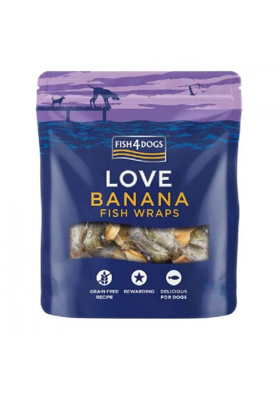 Fish4Dogs Sea Jerky Wrap Banana