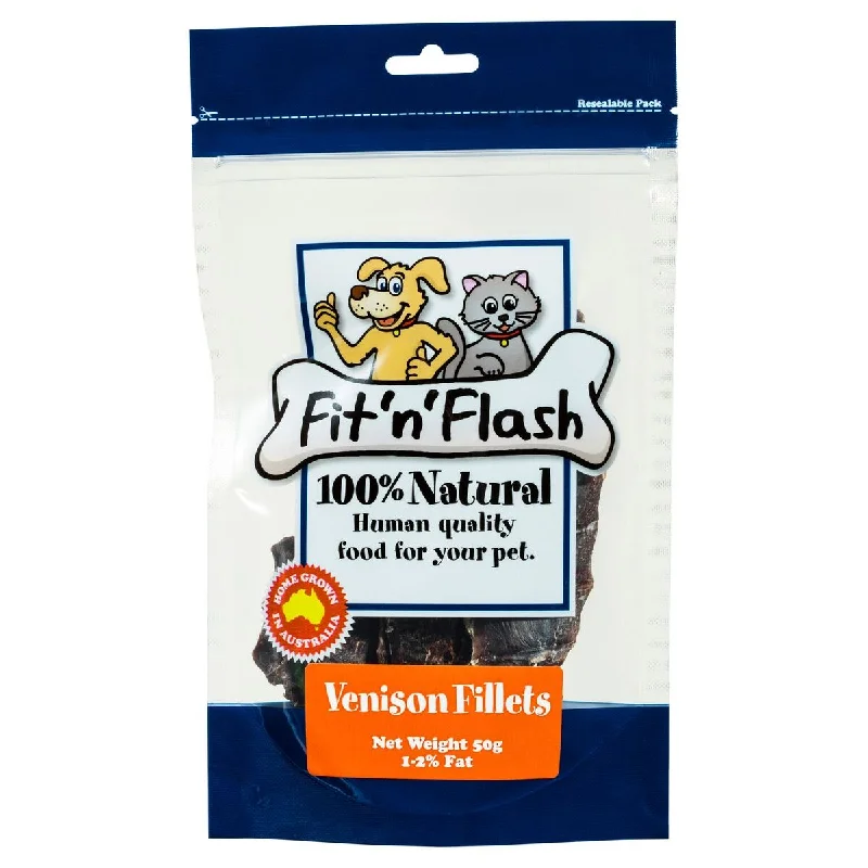 Fit'n'Flash - Venison Fillets 50g