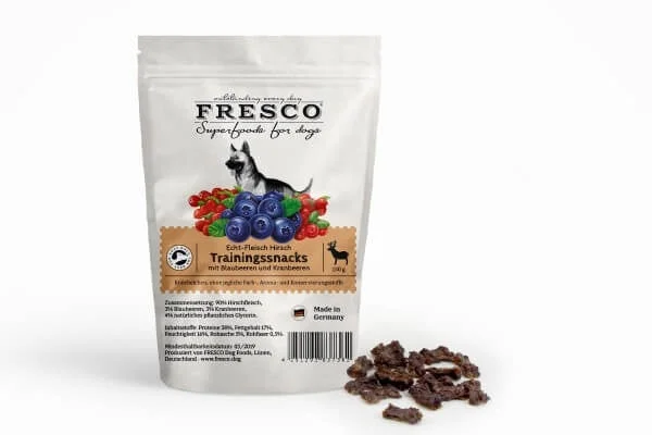 Fresco Training Mini Bones - Real Meat Venison with Blueberries & Cranberries 150g