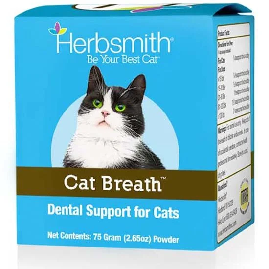 Herbsmith Cat Breath Dental Support Powder 75g Jar