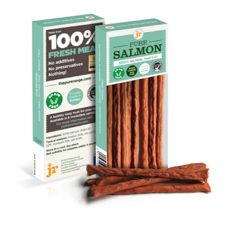 JR - The Award Winning Pure Range Salmon Sticks 50g