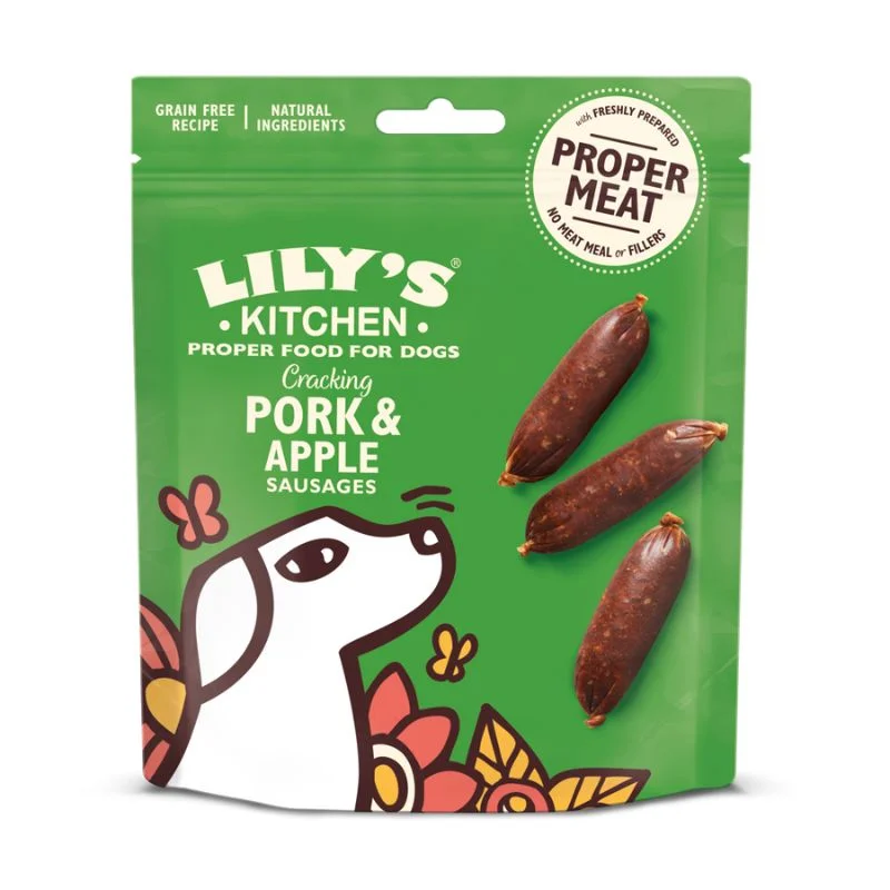 Lily's Kitchen - Cracking Pork & Apple Sausages 70g