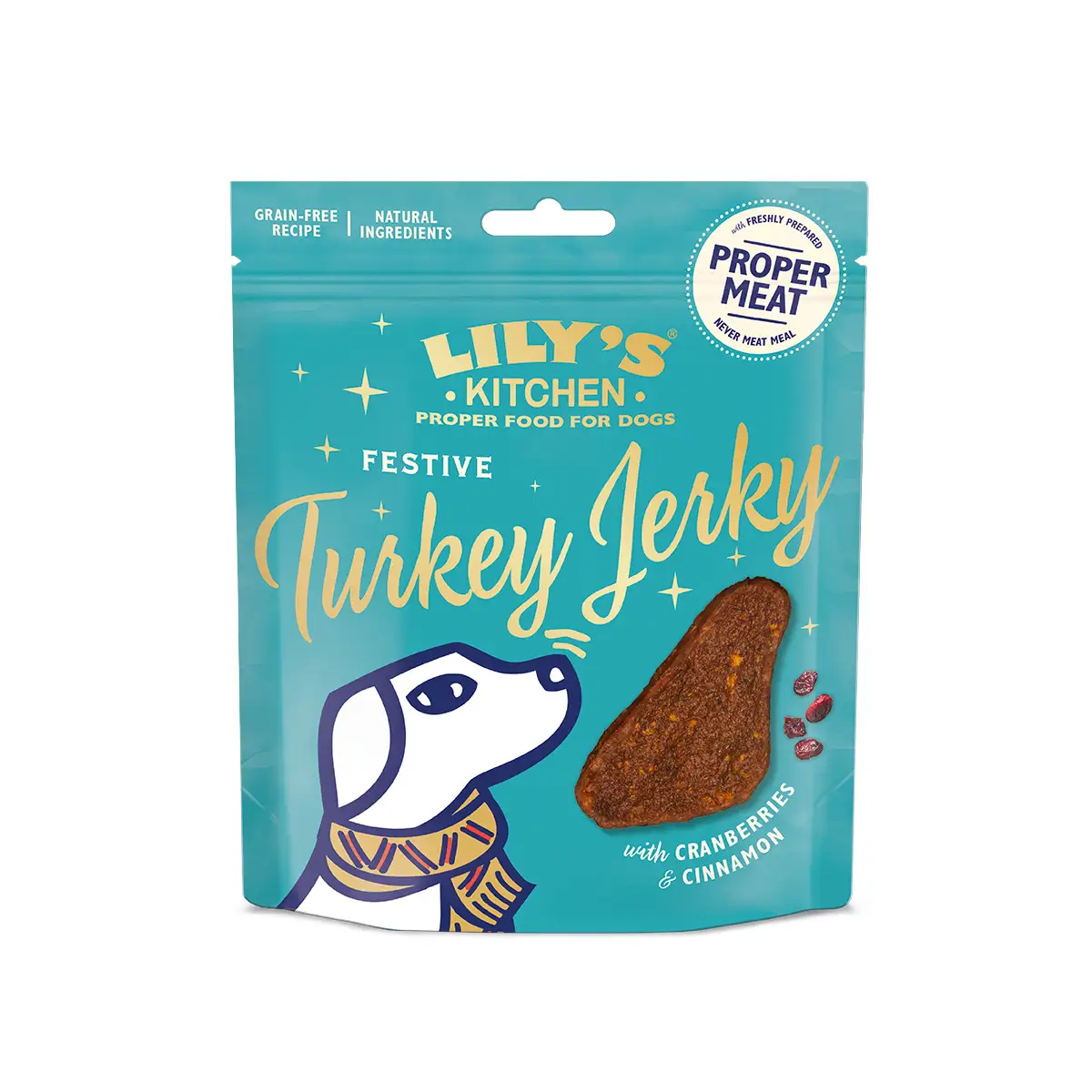 Lily's Kitchen - Festive Christmas Turkey Jerky 70g