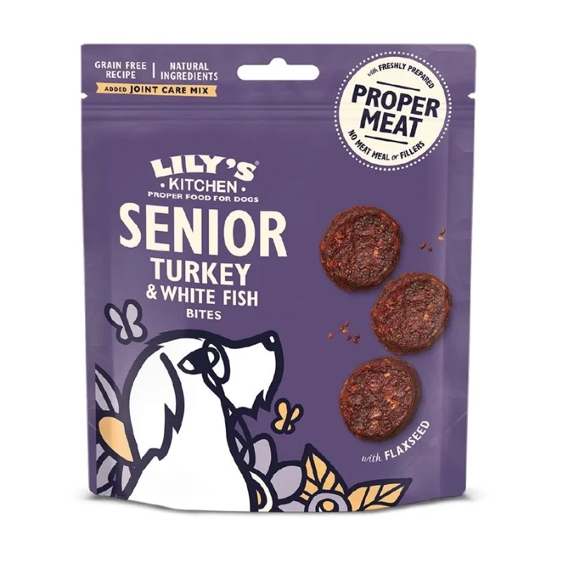 Lily's Kitchen - Senior Turkey & White Fish Bites 70g