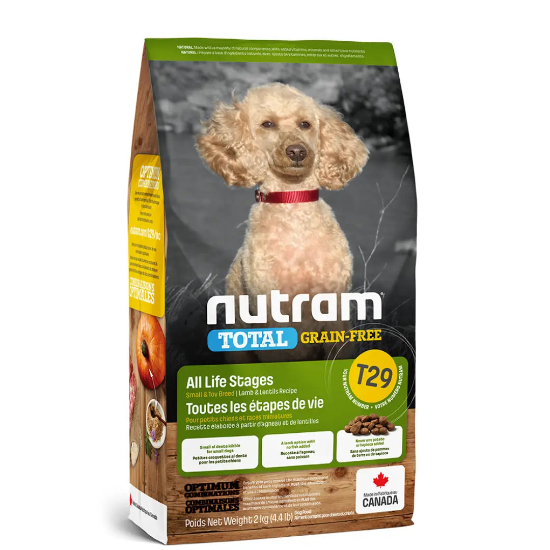 Nutram - Total Grain-Free - Lamb & Legumes Recipe (Small Bite) T29