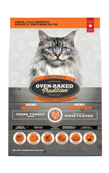 Oven Baked Tradition Adult Semi Moist Turkey Cat