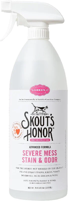 Skout's Honor Severe Mess Stain & Odor for Cats - 35oz Spray Bottle