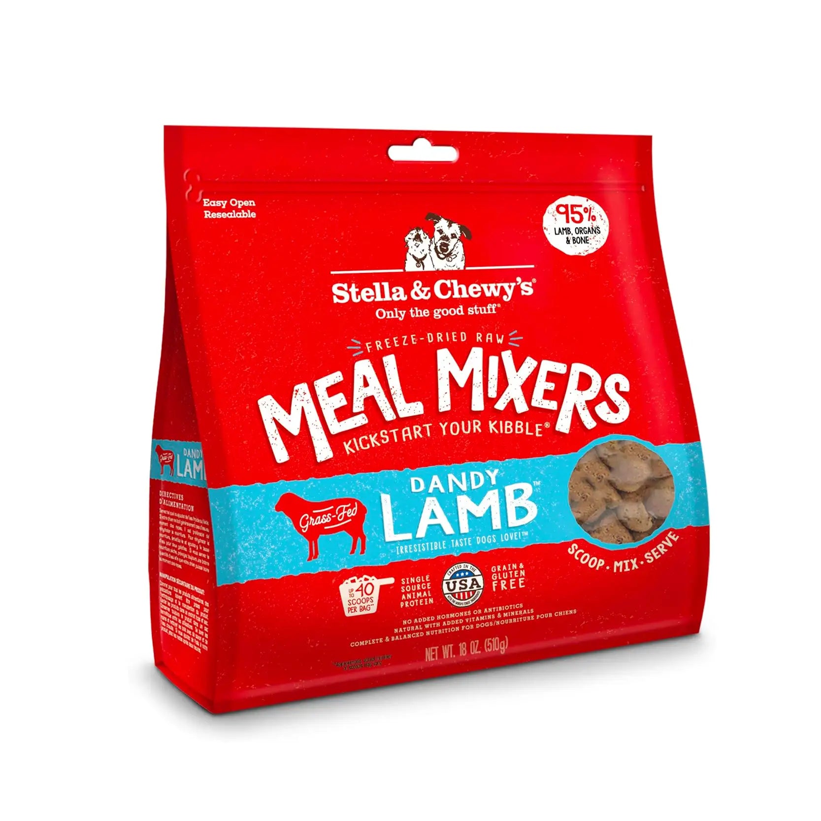 Stella & Chewy's - Freeze Dried Chewy's Dandy Lamb Meal Mixers