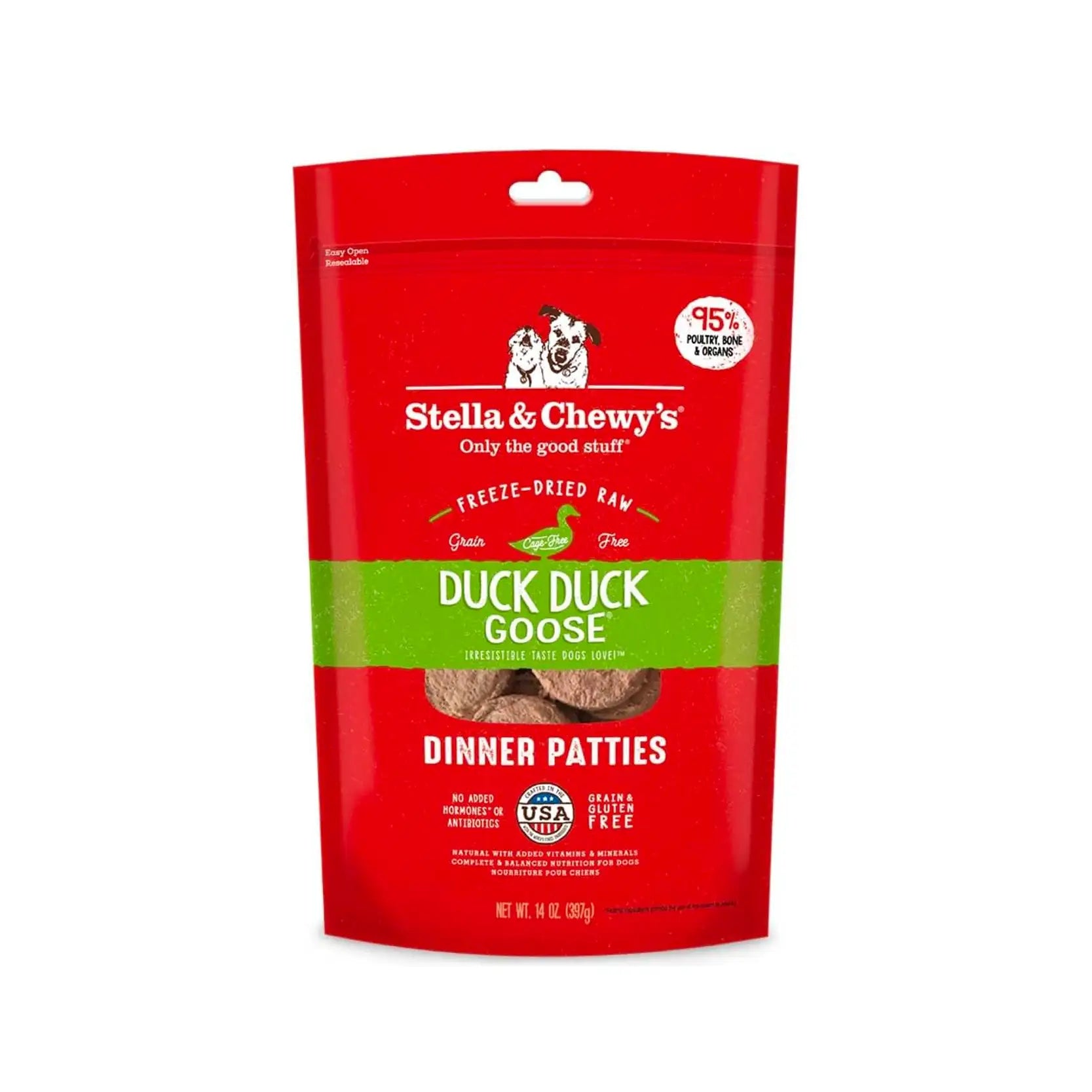 Stella & Chewy's - Freeze Dried Duck Duck Goose Dinner Patties