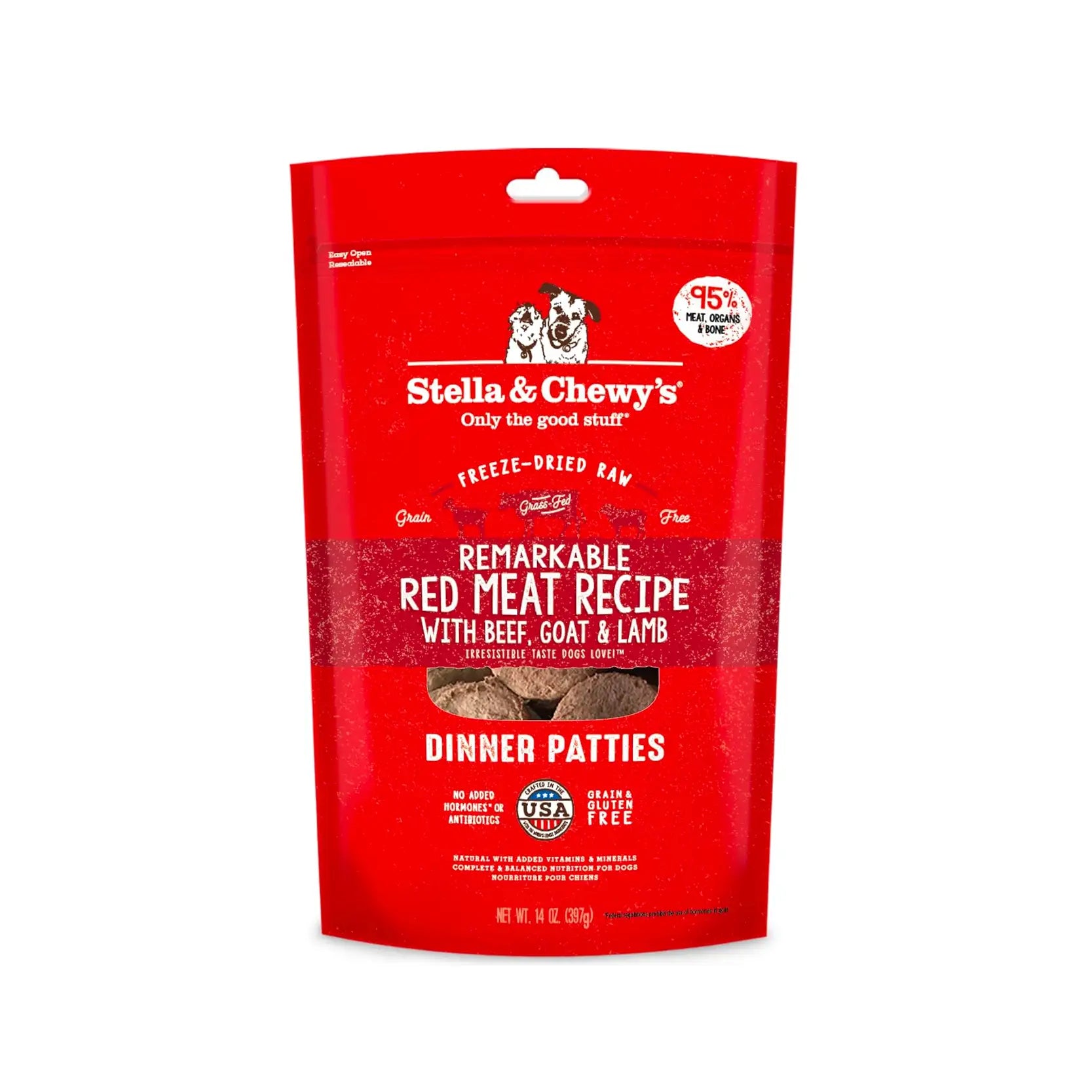 Stella & Chewy's - Freeze Dried Remarkable Red Meat Dinner Patties