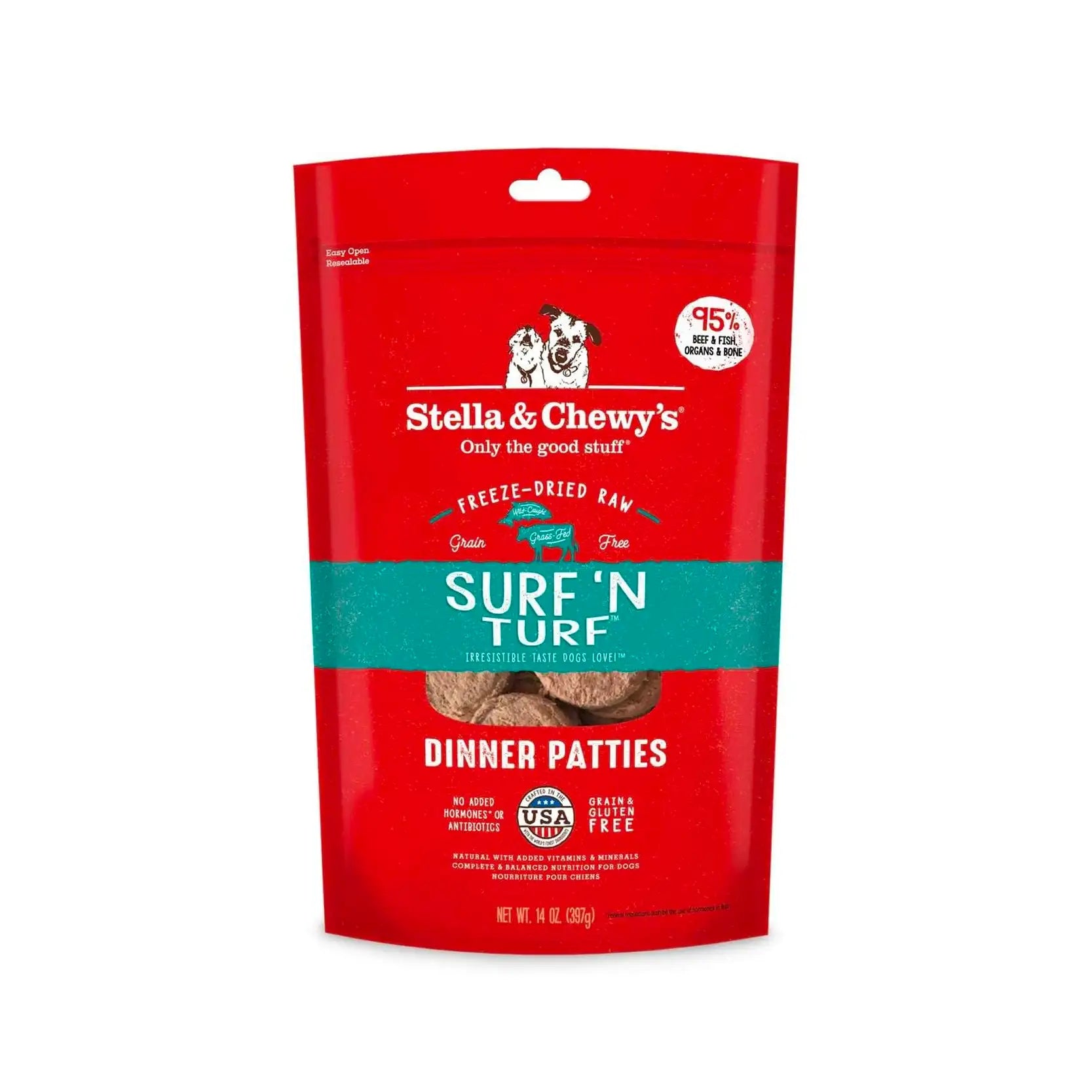 Stella & Chewy's - Freeze Dried Surf & Turf Dinner Patties