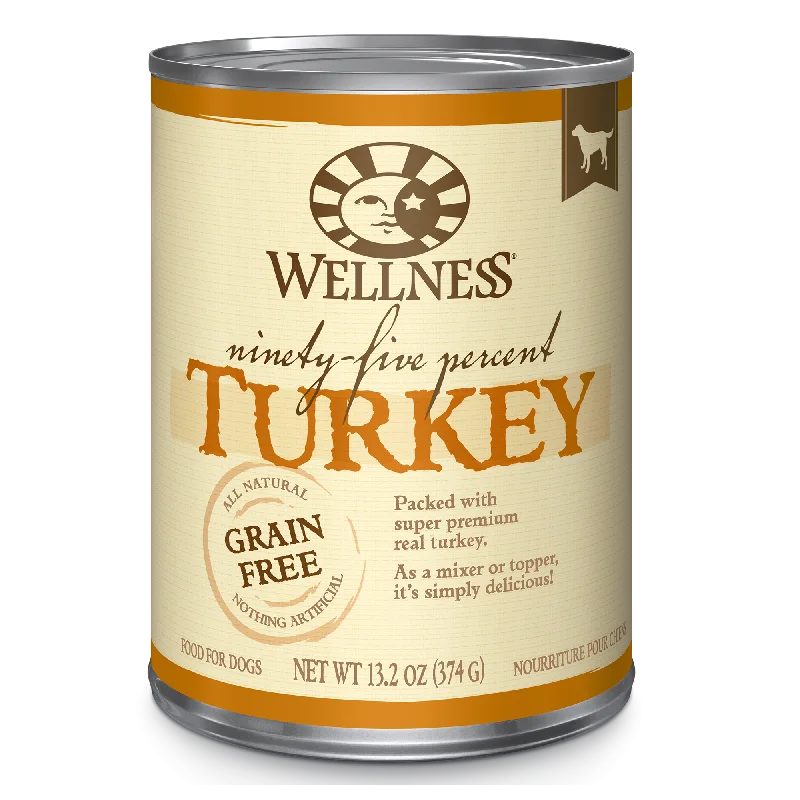 Wellness 95% Turkey & Grain Free Topper For Dogs 13.2oz