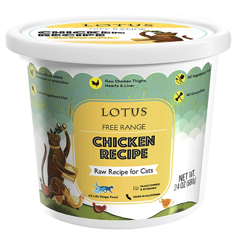 Lotus Frozen Raw Food for Cats - Chicken