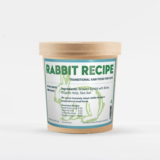 Frozen Raw Transitional Rabbit Recipe