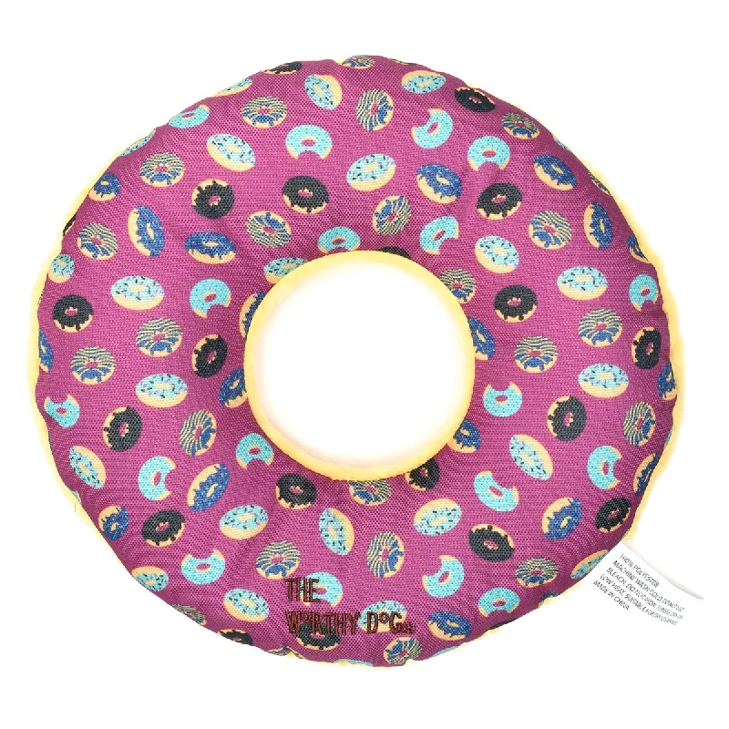 Donut Tough Animal Dog Toy