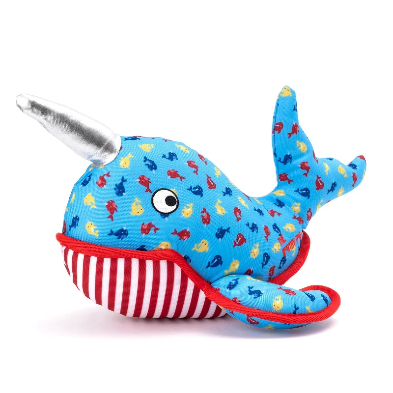 Narwhal Tough Animal Dog Toy