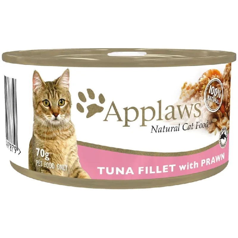 Applaws Tuna Fillet and Prawns Tinned Cat Wet Food