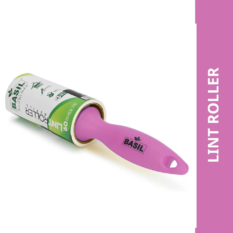 Basil Lint Roller for Dogs and Cats (Pink)