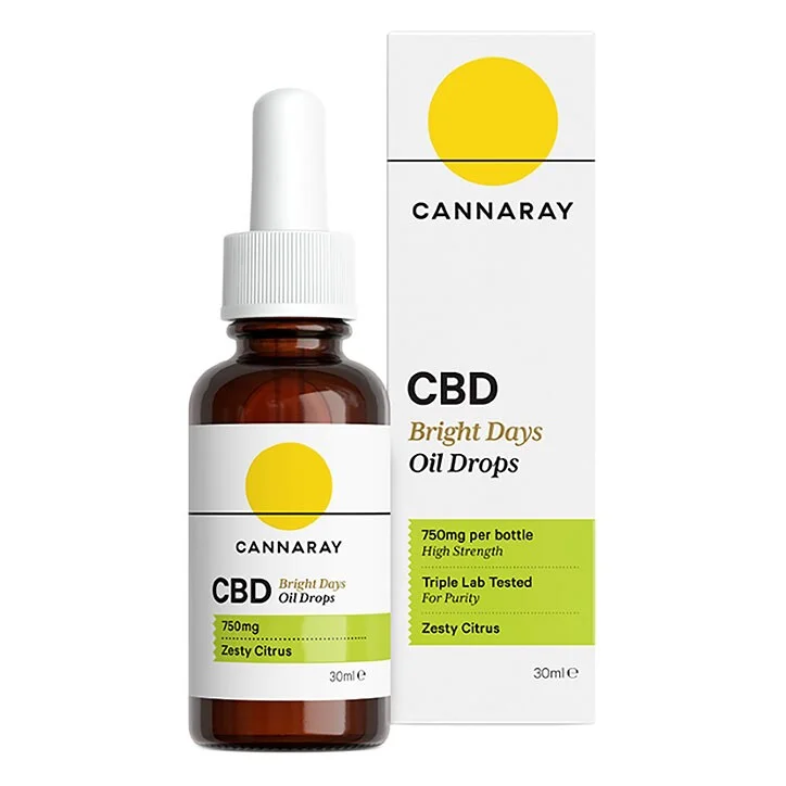 Cannaray Bright Days CBD Oil 500mg 10ml