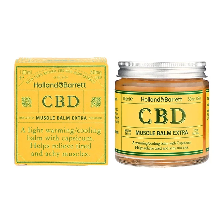 Holland & Barrett CBD Muscle Balm Extra 100ml