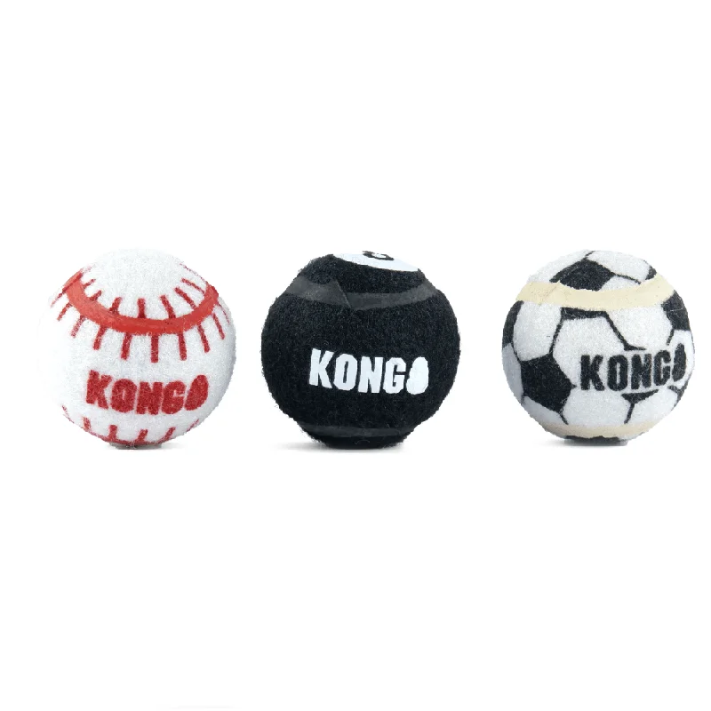 Kong Sports Ball Toy for Dogs (Black/White)