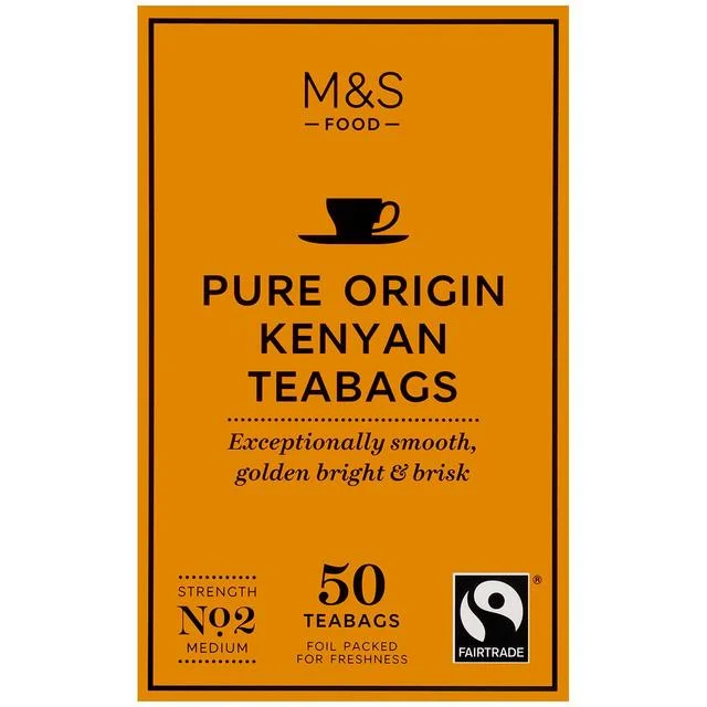 M&S Fairtrade Pure Origin Kenyan Tea Bags