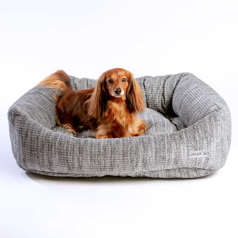 Napper Dog Bed in Plush Velour (Direct-Ship) (Made in the USA)