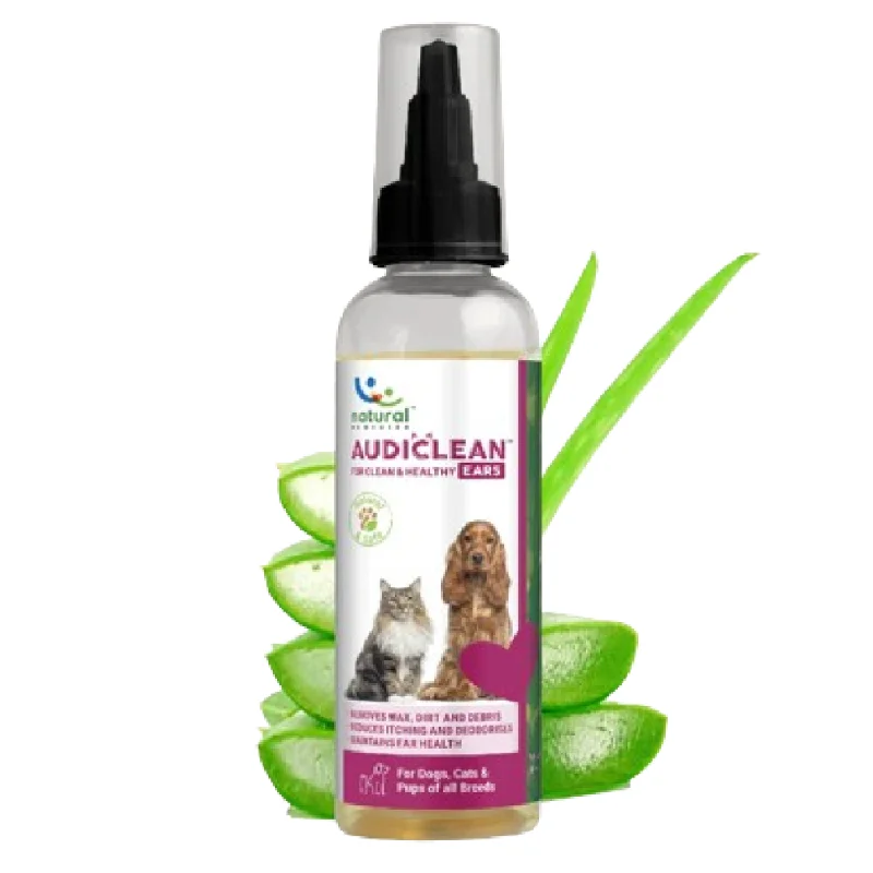 Natural Remedies Audiclean Clean and Healthy Ears for Dogs and Cats