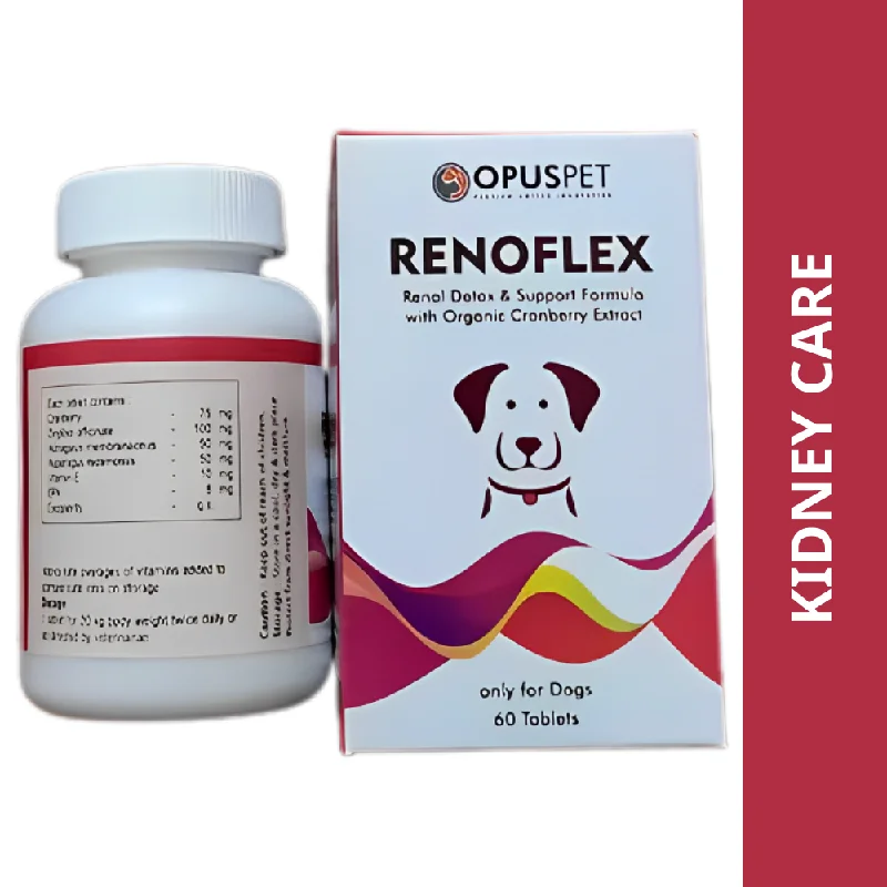 Opus Pet Renoflex Tablet Kidney Support for Dogs (pack of 60 tablets)