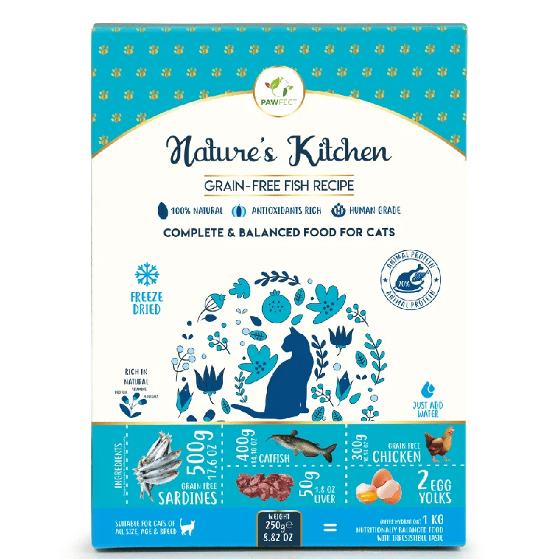 Pawfect Nature's Kitchen Grain Free Complete & Balanced Fish food for Cat