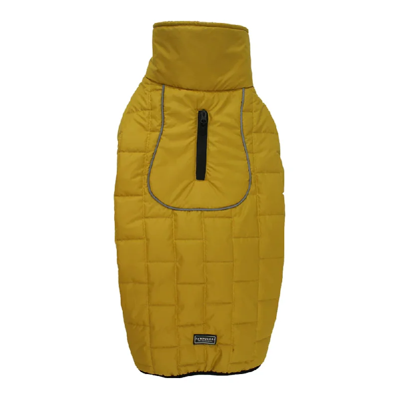 Pawpourri Fleece Lining Puffer Jacket for Dogs and Cats (Yellow)