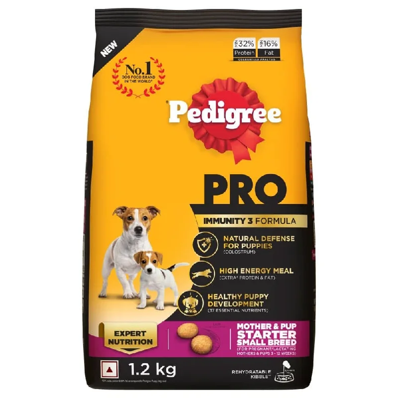 Pedigree PRO Expert Nutrition Lactating/Pregnant Mother & Puppy Starter (3 to 12 Weeks) Small Breed Dog Dry Food