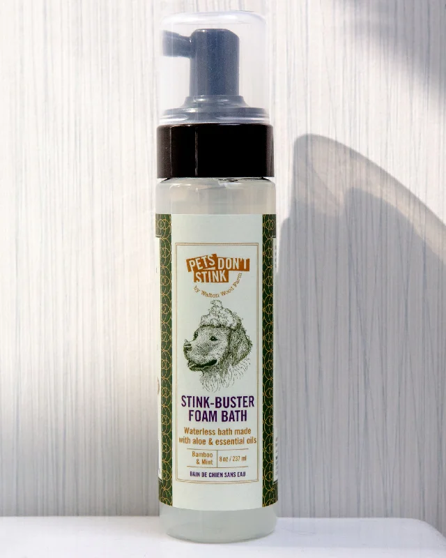 Stink Buster Detangling Waterless Dog Shampoo (Made in the USA)