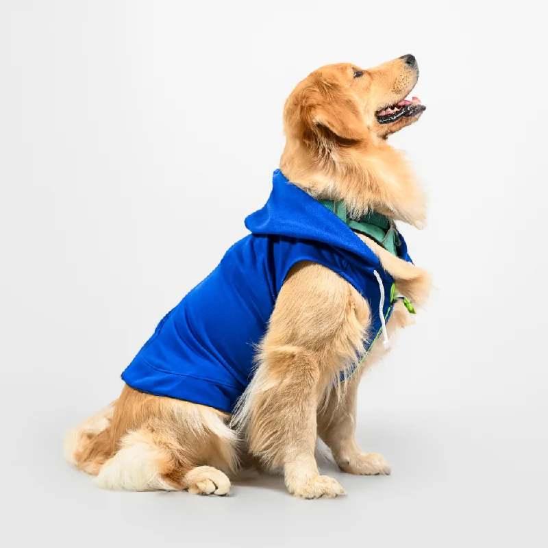 Skatrs Hoodie with Pockets for Dog and Cats (Blue)