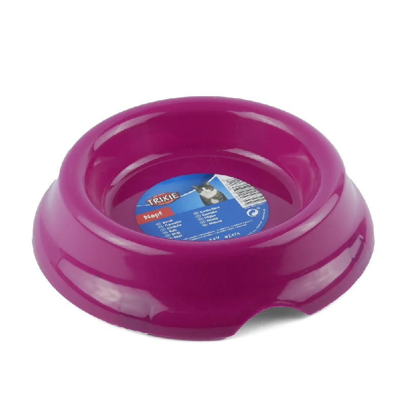 Trixie Non Slip Plastic Bowl for Cats (Purple)