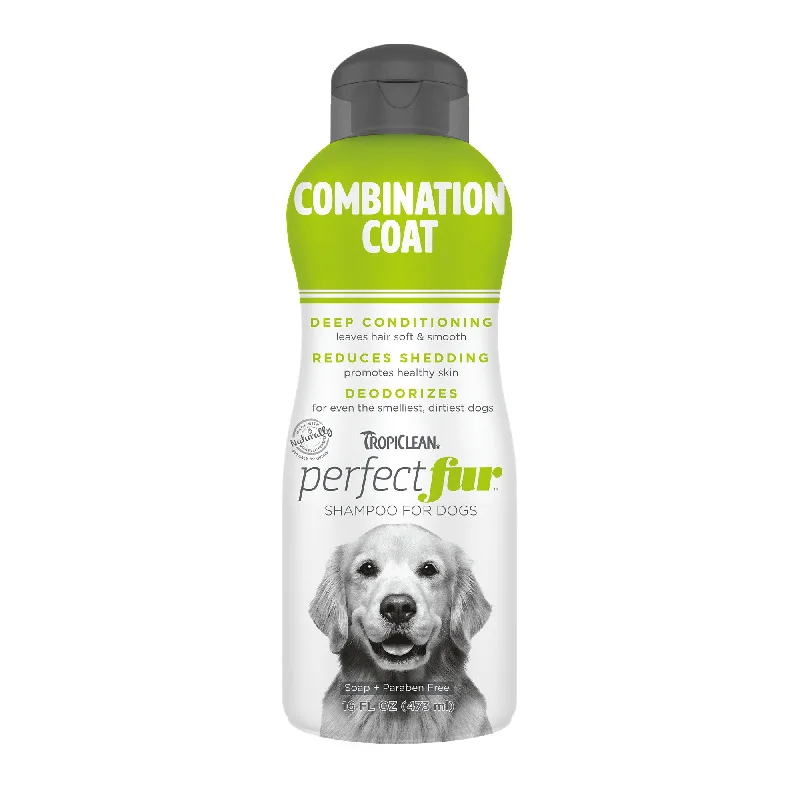 TropiClean PerfectFur Combination Coat Shampoo 473ml