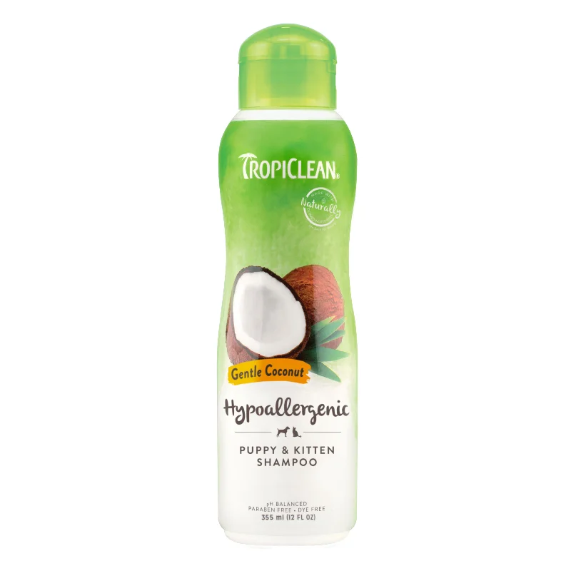 TropiClean Shampoo Gentle Coconut Hypoallergenic 355ml