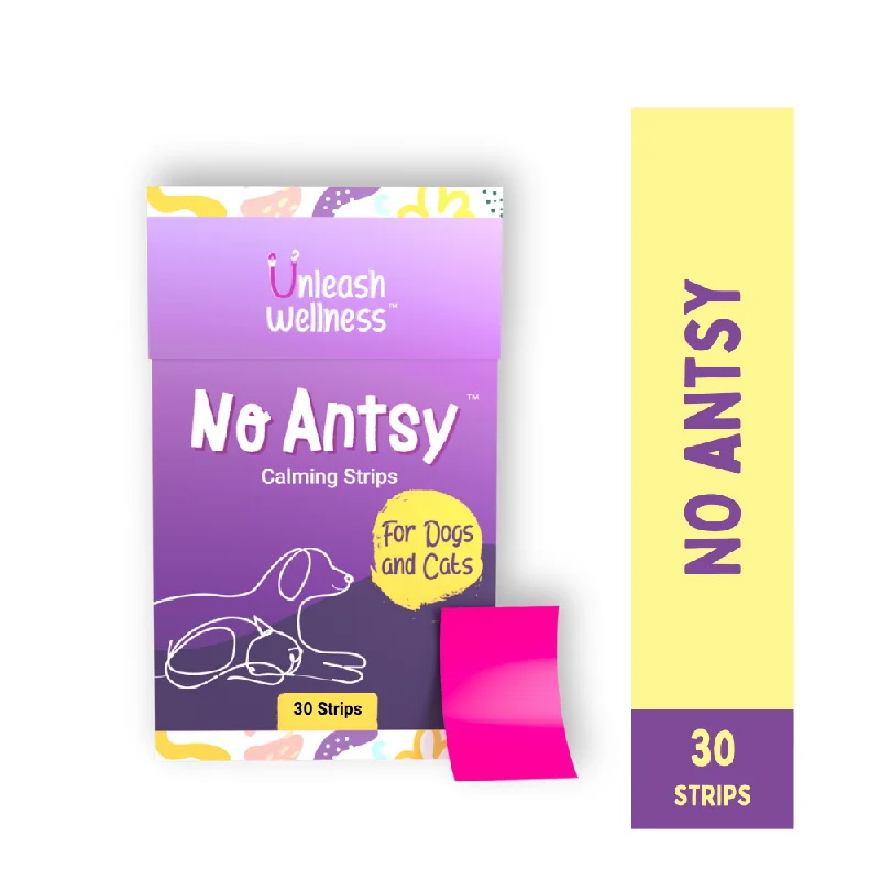 Unleash Wellness No Antsy All Natural Calming Strips for Dogs and Cats