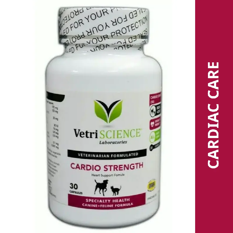 Vetri Science Cardio Strength Tablet for Dogs & Cats (pack of 30 tablets)