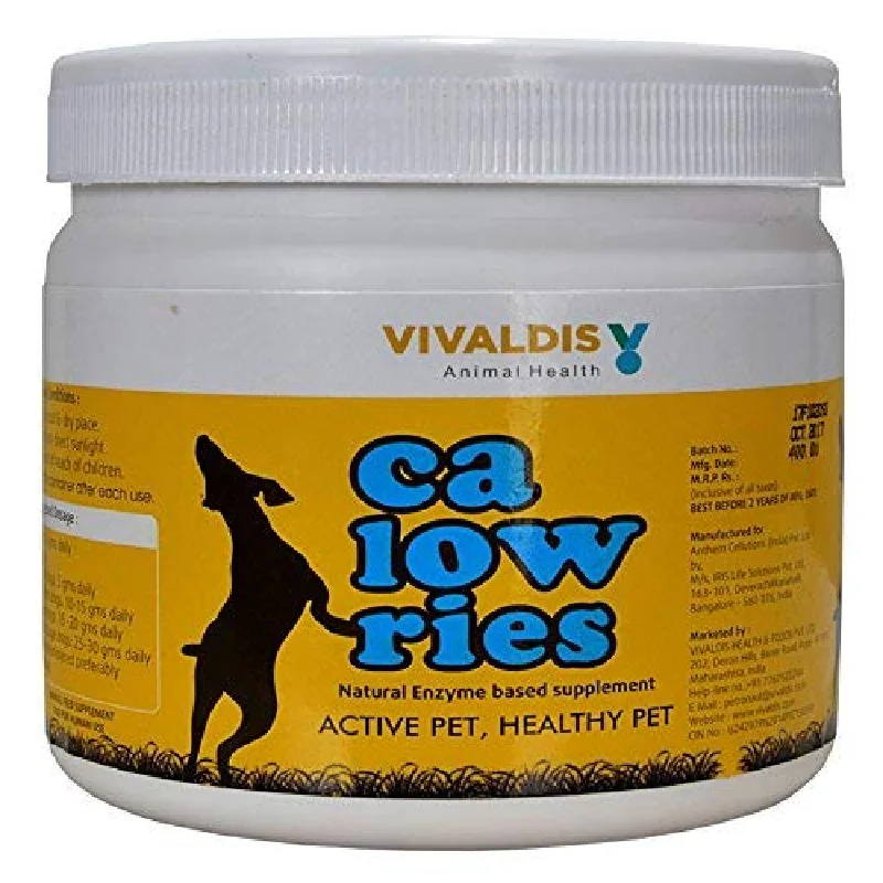 Vivaldis Calowries Powder for Dogs and Cats (150g)